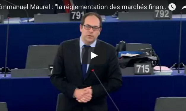 Emmanuel Maurel : « la réglementation des marchés financiers est un impératif »